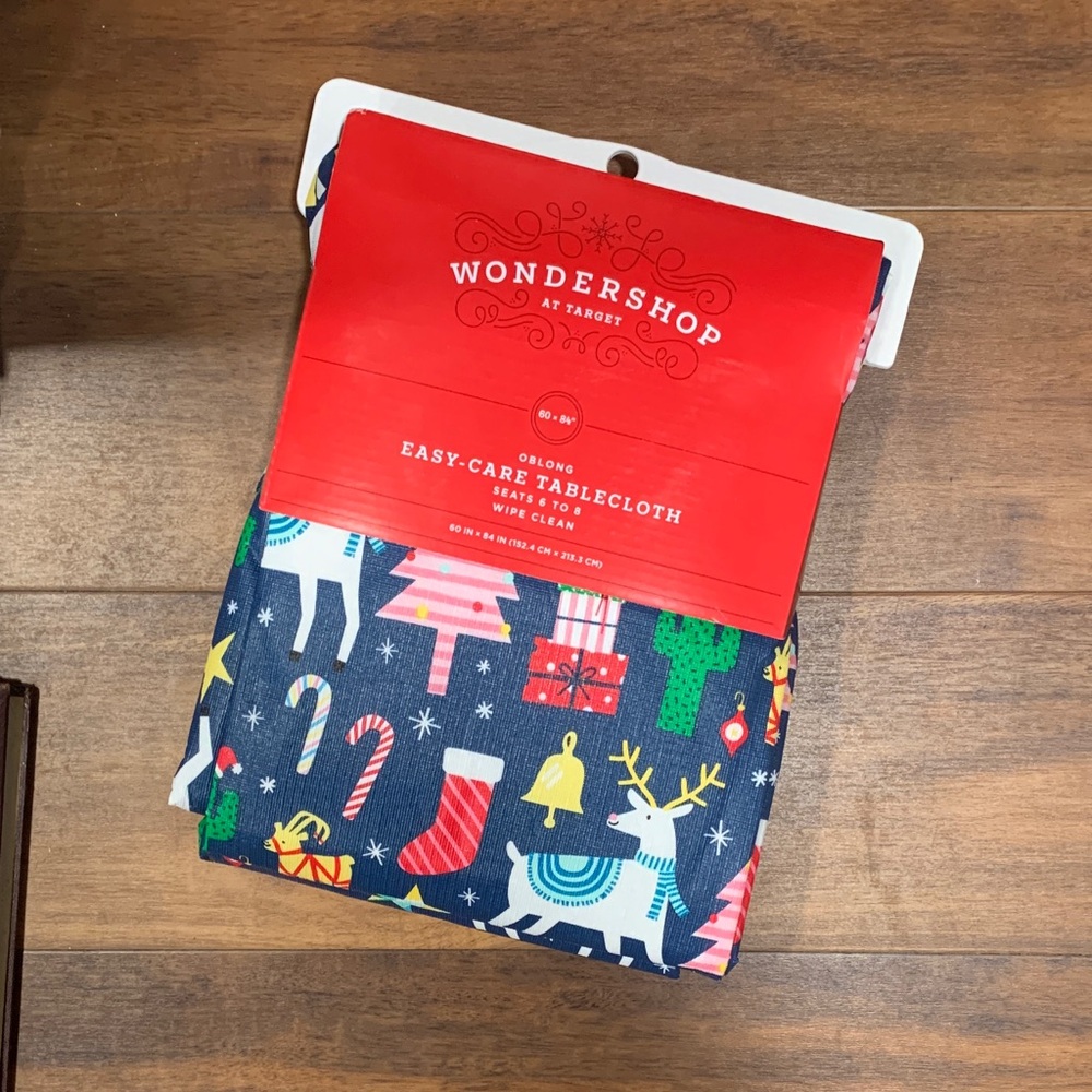 Wondershop Red Easy-Care Tablecloth